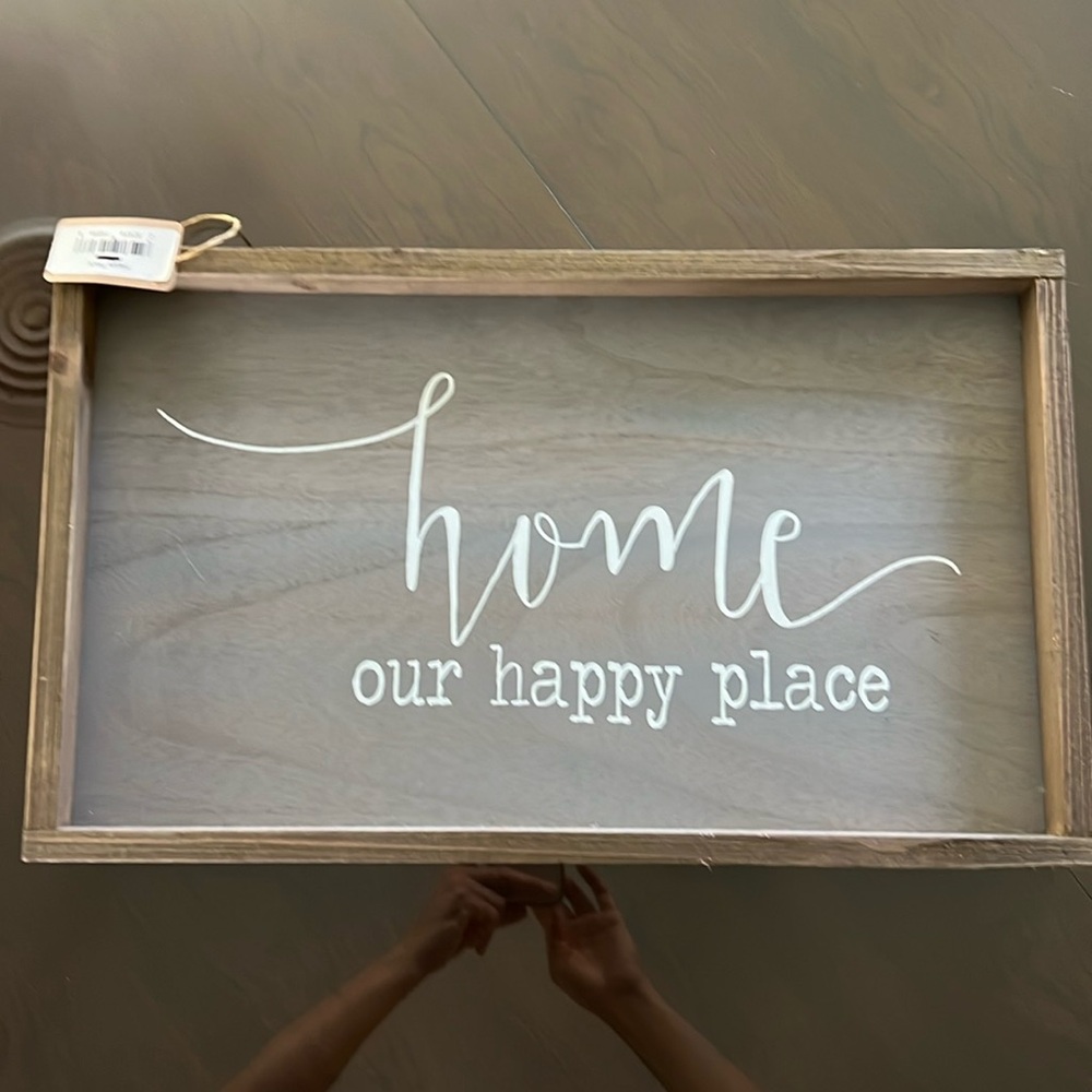 Home sign new with tags
